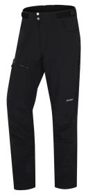 Husky Keson M black pánske softshell nohavice
