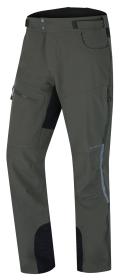 Husky Keson M dark khaki pánske softshellové nohavice