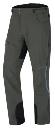 Husky Keson M dark khaki pánské softshell kalhoty Husky Keson M dark khaki pánské softshell kalhoty
