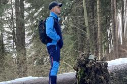 Husky Kala M blue pánské softshellové kalhoty
