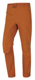 Husky Kulau M mustard pánske softshellové nohavice