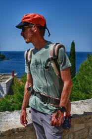 Husky Mertis M faded green pánské triko