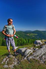 Husky Mertis M faded green pánské triko