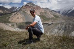 Husky Mertis M faded green pánské triko