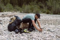 Husky Mertis M faded green pánské triko