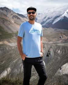 Husky Mertis M light grey pánské triko