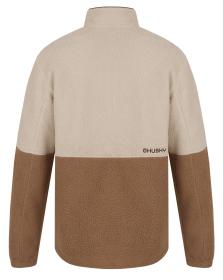 Husky Addy M beige pánská fleecová mikina