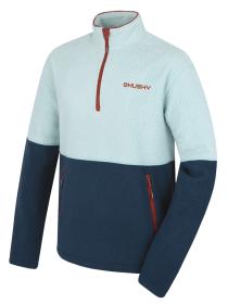 Husky Addy M mint/blue pánska fleecová mikina Husky Addy M mint/blue pánska fleecová mikina