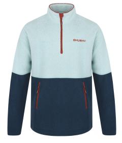 Husky Addy M mint/blue pánská fleecová mikina