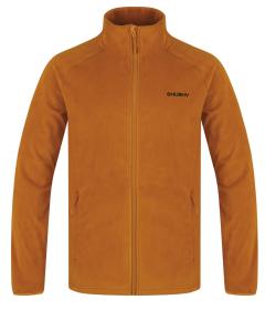 Husky Aflee M mustard pánska fleecová mikina