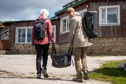 Husky Nestia M brown pánský hardshell kabát