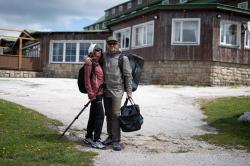 Husky Nestia M brown pánský hardshell kabát