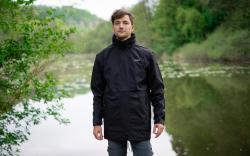Husky Pánský hardshell kabát Nevr M černá