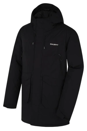 Husky Narvik M black pánský hardshellový plněný kabát Husky Narvik M black pánský hardshellový plněný kabát