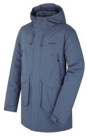 Husky Narvik M faded blue pánský hardshellový plněný kabát