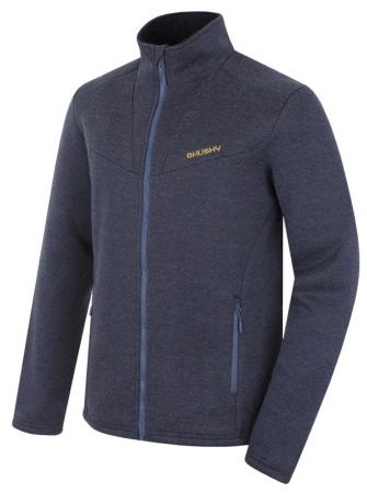 Husky Akra M dark blue pánský svetr na zip