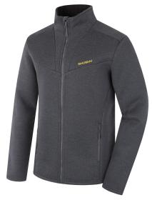 Husky Akra M dark grey pánský svetr na zip Husky Akra M dark grey pánský svetr na zip