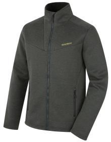 Husky Akra M dark khaki pánský svetr na zip Husky Akra M dark khaki pánský svetr na zip