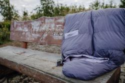 Husky Dinis Ladies -10°C blue/pink péřový třísezónní dámský spacák