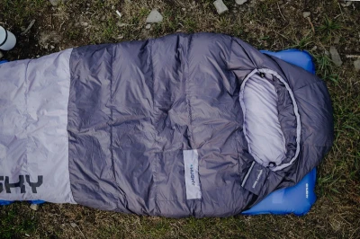 Husky Dinis Ladies -10°C blue/pink péřový třísezónní dámský spacák