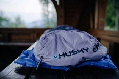 Husky Dinis Ladies -10°C blue/pink péřový třísezónní dámský spacák