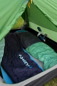 Husky Dinis -10°C blue/mint péřový třísezónní spacák