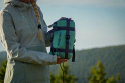 Husky Dinis -10°C blue/mint péřový třísezónní spacák