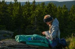 Husky Dinis -10°C blue/mint péřový třísezónní spacák