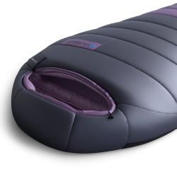 Husky Drape Ladies blue/purple péřový zimní dámský spacák
