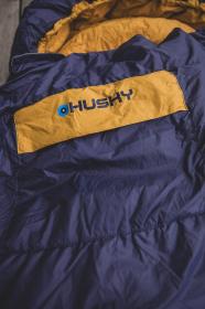 Husky Drafy blue/orange péřový zimní spacák