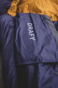 Husky Drafy blue/orange péřový zimní spacák