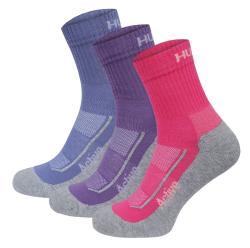 Husky Active 3pack blue/pink/purple ponožky Husky Active 3pack blue/pink/purple ponožky