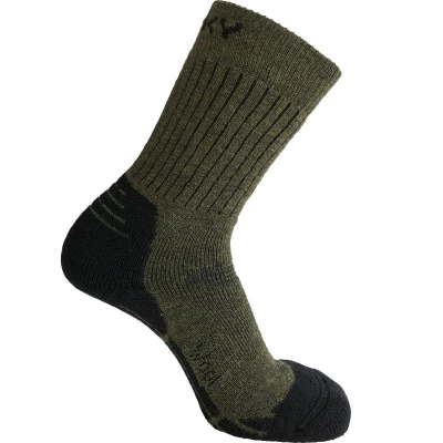 Husky All Wool khaki ponožky