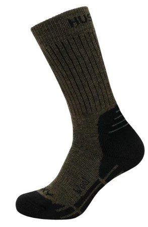 Husky All Wool khaki ponožky