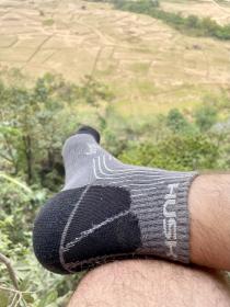 Husky Hiking šedé ponožky