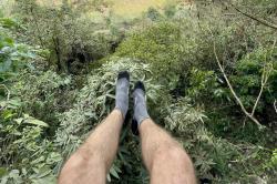 Husky Hiking šedé ponožky