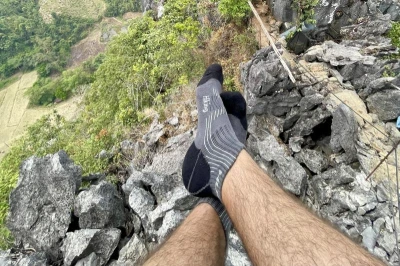 Husky Hiking šedo/černé ponožky