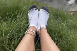 Husky Walking šedé ponožky