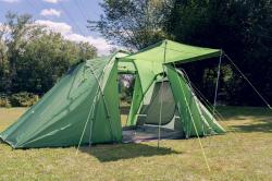 Husky Boston 4 Dural zelený rodinný stan + sleva 600,- na příslušenství