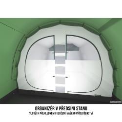 Husky Bolen Dural zeleny rodinný stan pro 5 osob