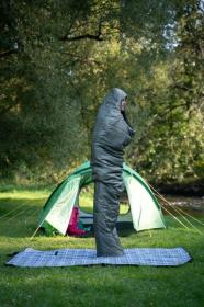 Husky Ruby dark green syntetický třísezónní spacák (VÝPRODEJ)