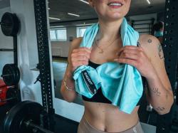 Husky Jack L zelený ručník