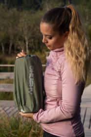 Husky Fledy 4 khaki samonafukovací karimatka