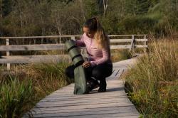 Husky Fledy 4 khaki samonafukovací karimatka