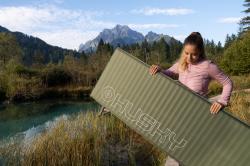 Husky Fledy 4 khaki samonafukovací karimatka