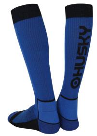 Husky Snow Wool ponožky modrá/černá POUZE L (41-44) (VÝPRODEJ)