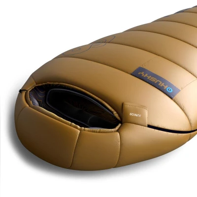 Husky Junior mustard syntetický třísezónní dětský spacák