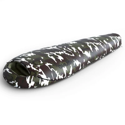 Husky Junior Army green syntetický třísezónní dětský spacák