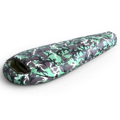 Husky Junior Army green syntetický třísezónní dětský spacák