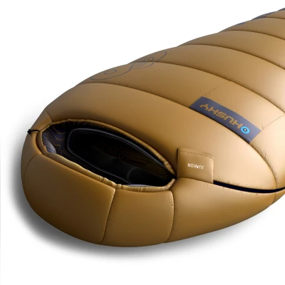 Husky Junior mustard syntetický třísezónní dětský spacák